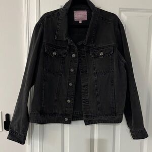 Classic Black Denim Jacket